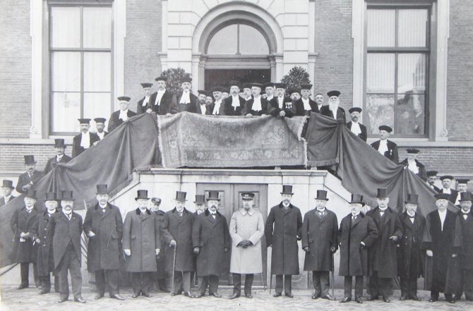 Opening Agricultural University of Applied Science, 9th of march 1918, with prince Hendrik