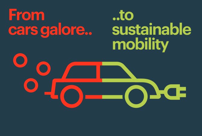 From cars galore.. to sustainable mobility  